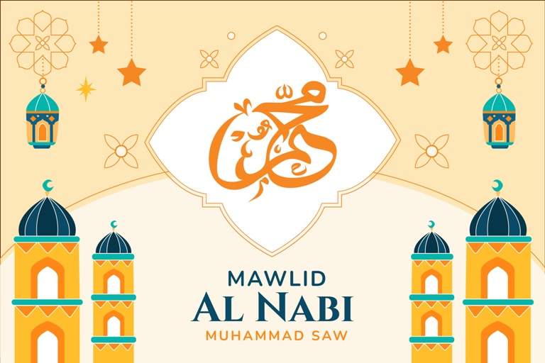 Ilustrasi Rabiul Awwal, bulan kelahiran Nabi Muhammad SAW. (FREEPIK)