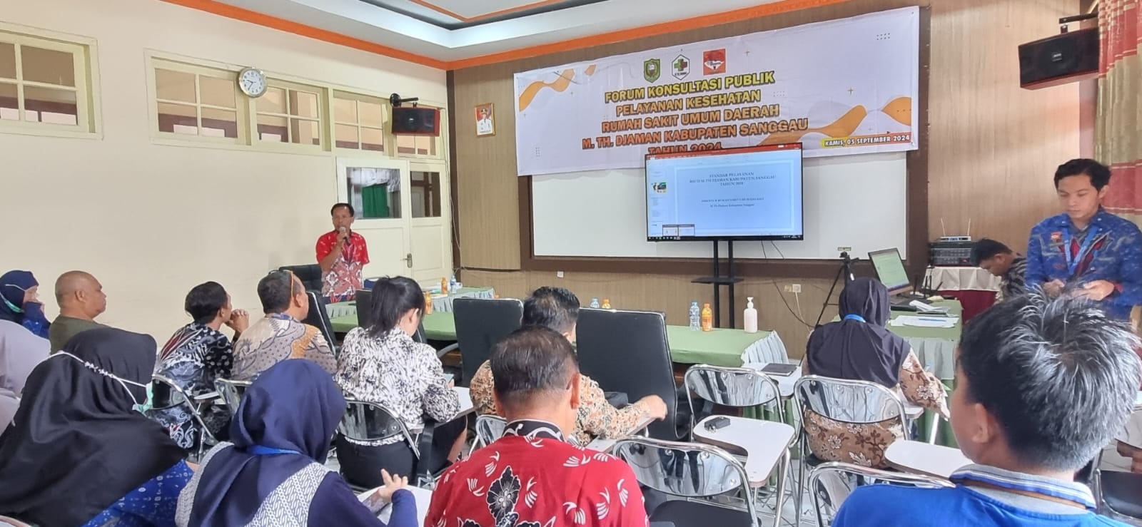 FGD: Guna meningkatkan pelayanan kesehatan, RSUD M. Th Djaman Sanggau menggelar focus group discussion, Kamis (5/9) kemarin.(ISTIMEWA)