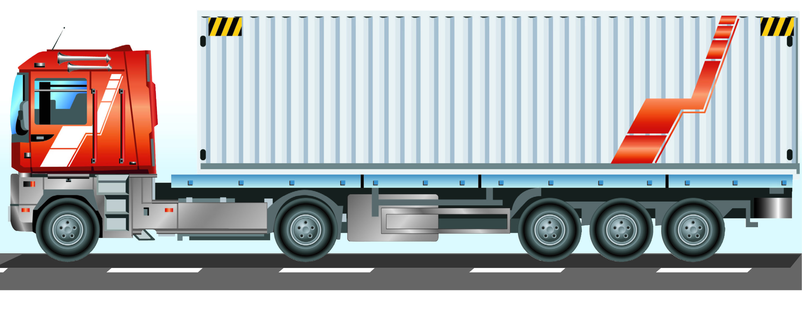 Ilustrasi truk kontainer. Dok Pontianak Post