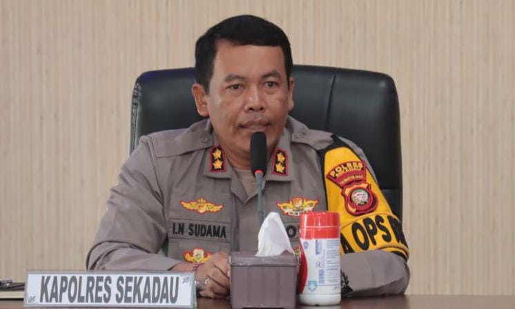 Kapolres Sekadau, AKBP I Nyoman Sudama.