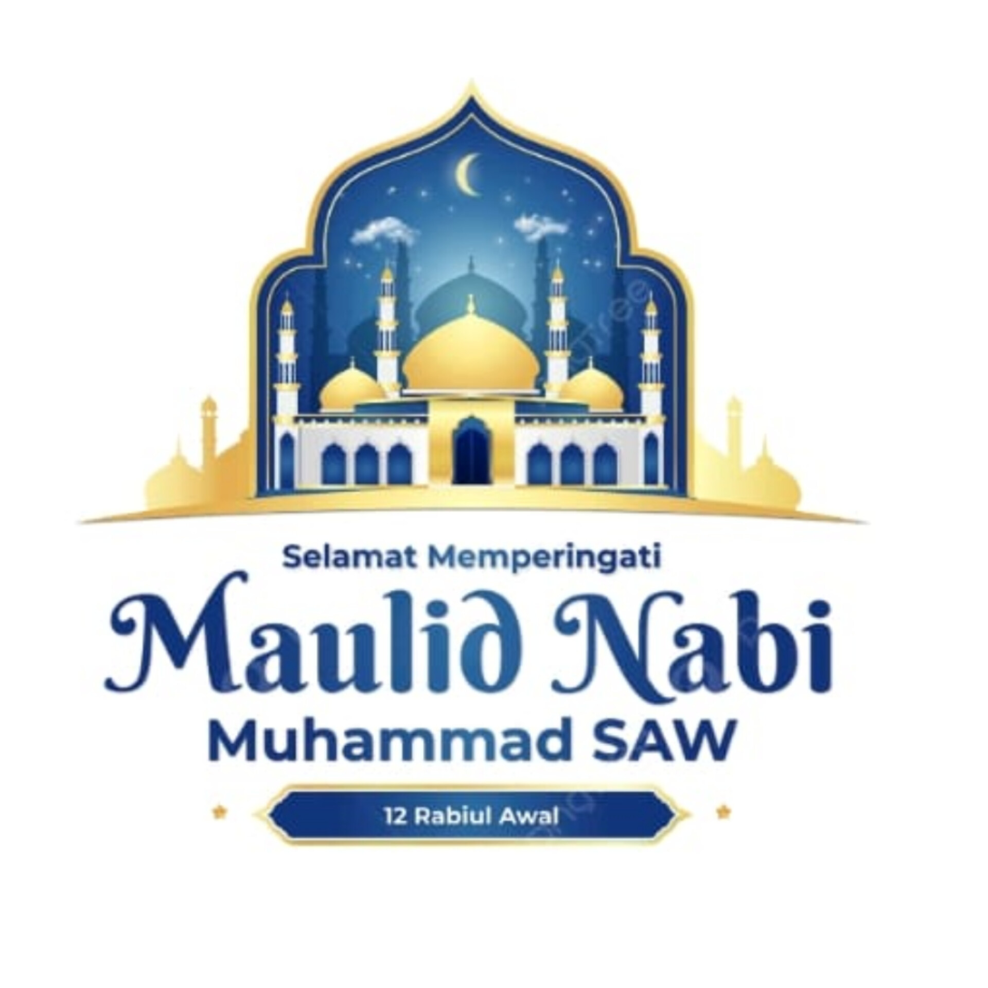 Ilustrasi Maulid Nabi Muhammad SAW.