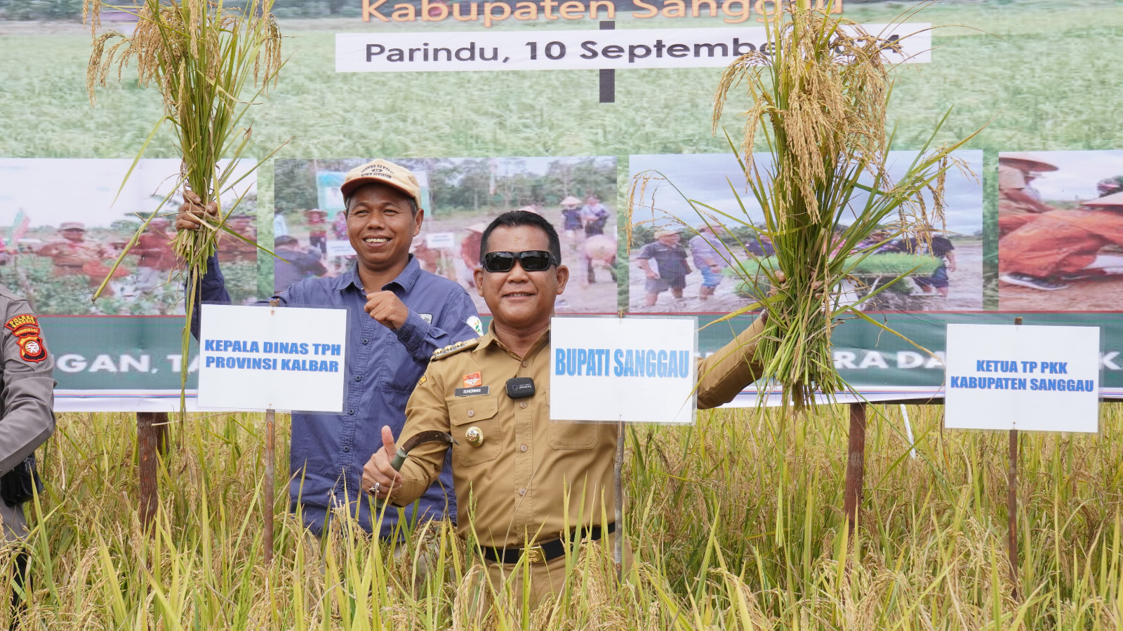 PERTANIAN : Pejabat (Pj) Bupati Sanggau, Suherman menegaskan pertanian merupakan salah satu sektor yang menjadi prioritas pembangunan Kalimantan Barat khususnya Kabupaten Sanggau.