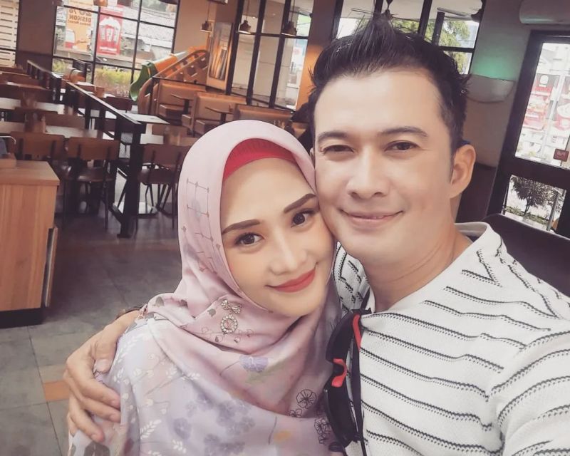 Mandala Shoji dan istri maridha deanova. (Instagram/ @denova_zaes)