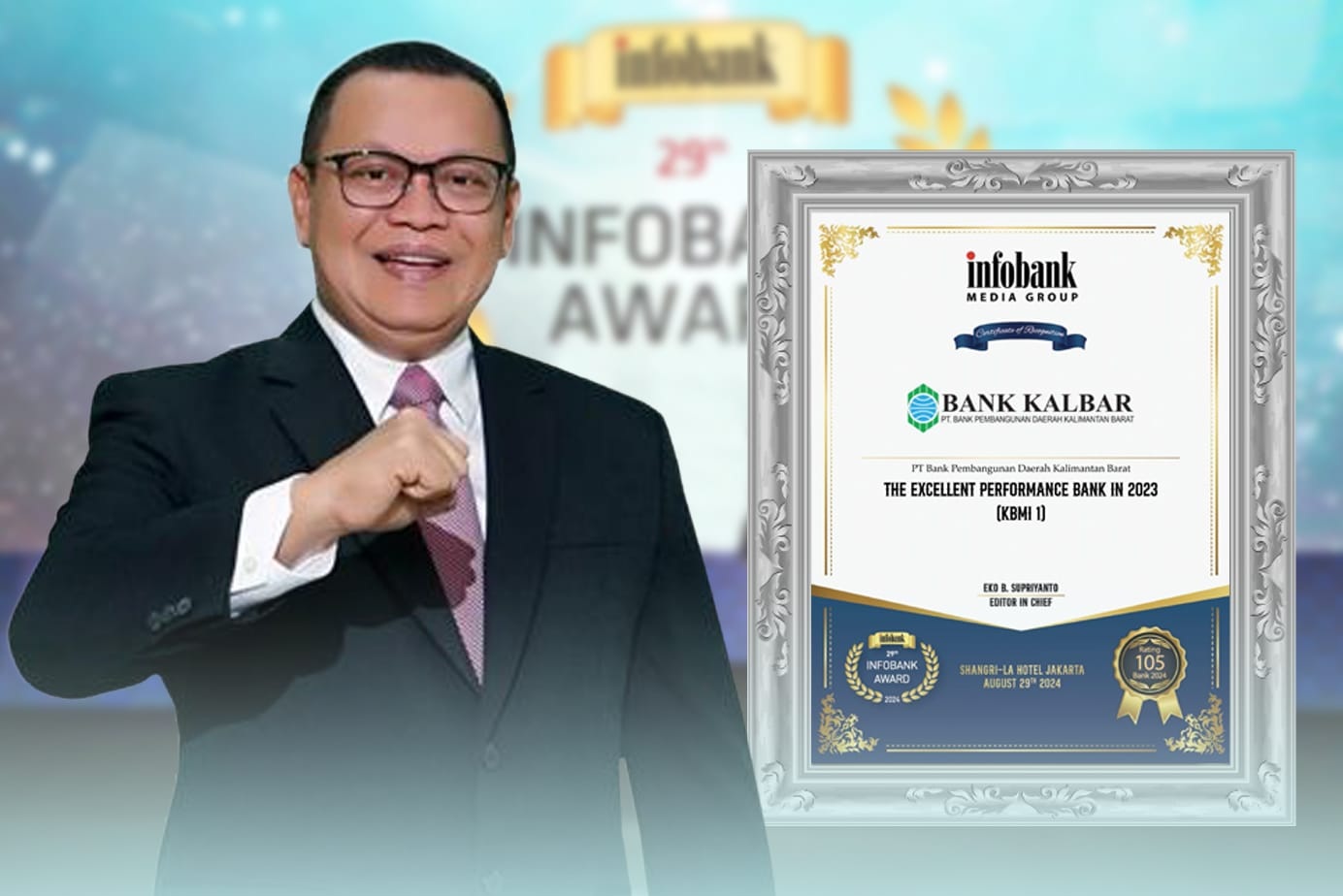 Dirut Bank Kalbar, Rokidi. (ISTIMEWA)