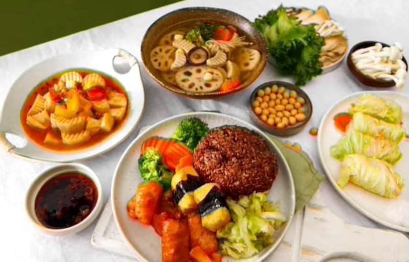 Ilustrasi menu makanan Indonesia.