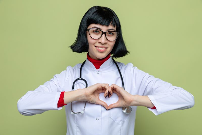 Iustrasi jantung sehat. (FREEPIK)