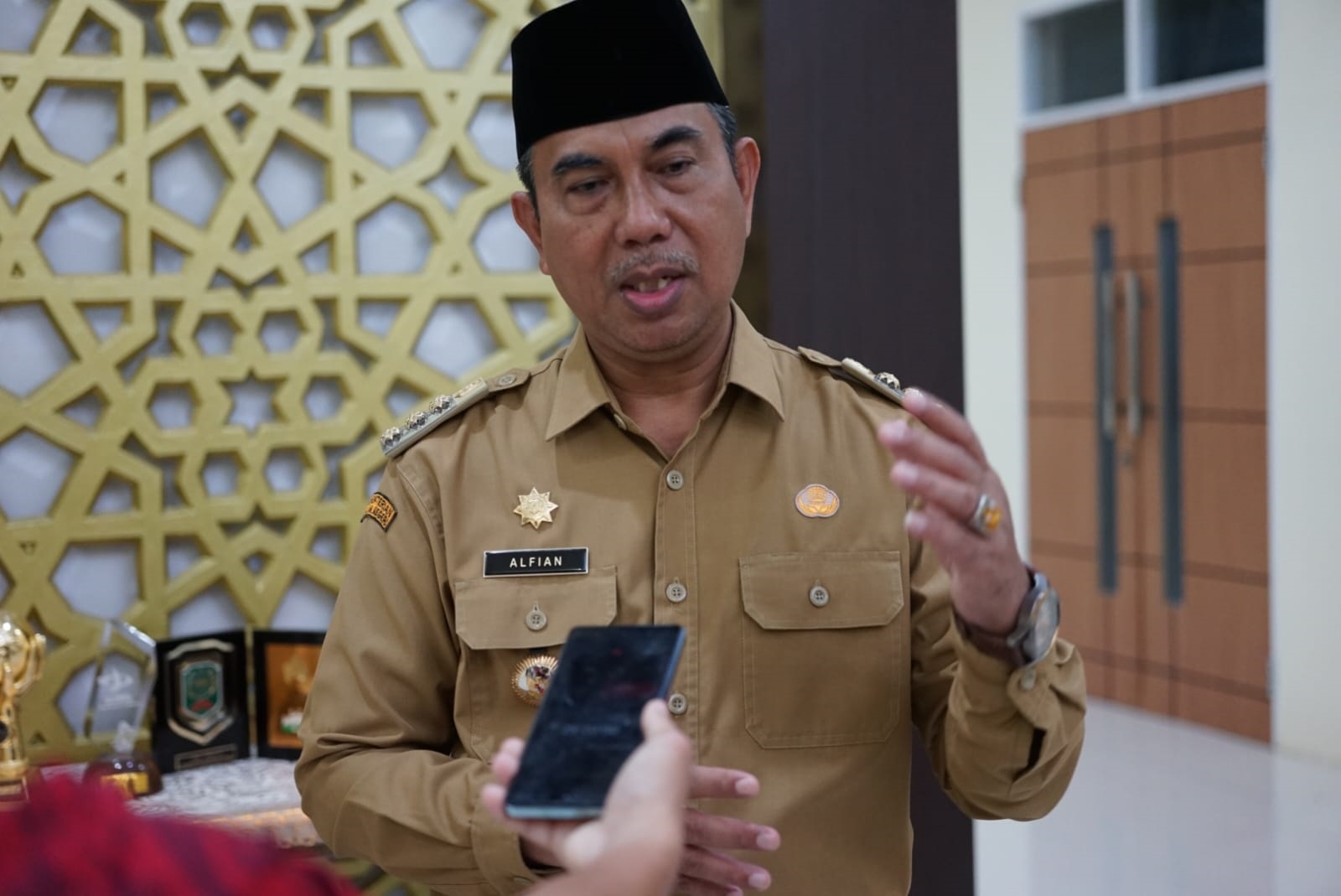Penjabat Bupati Kayong Utara, Alfian.