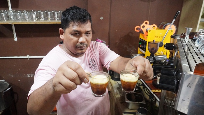 KOPI: Wine Kopi, salah satu kopi fermentasi nonalkohol yang rasanya mirip anggur.