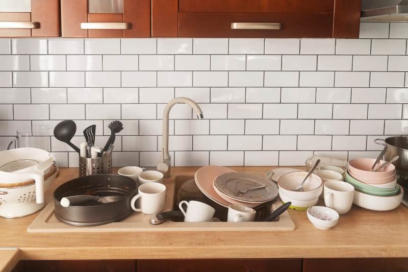 Ilustrasi kitchen set.