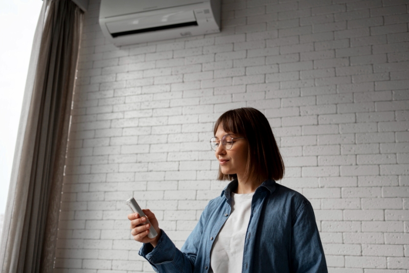 Ilustrasi cara pintar agar penggunaan AC hemat listrik.