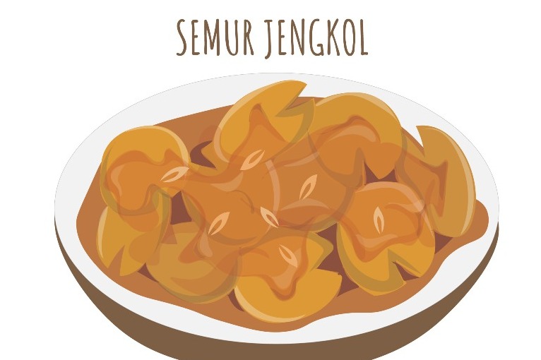 Ilustrasi semur jengkol