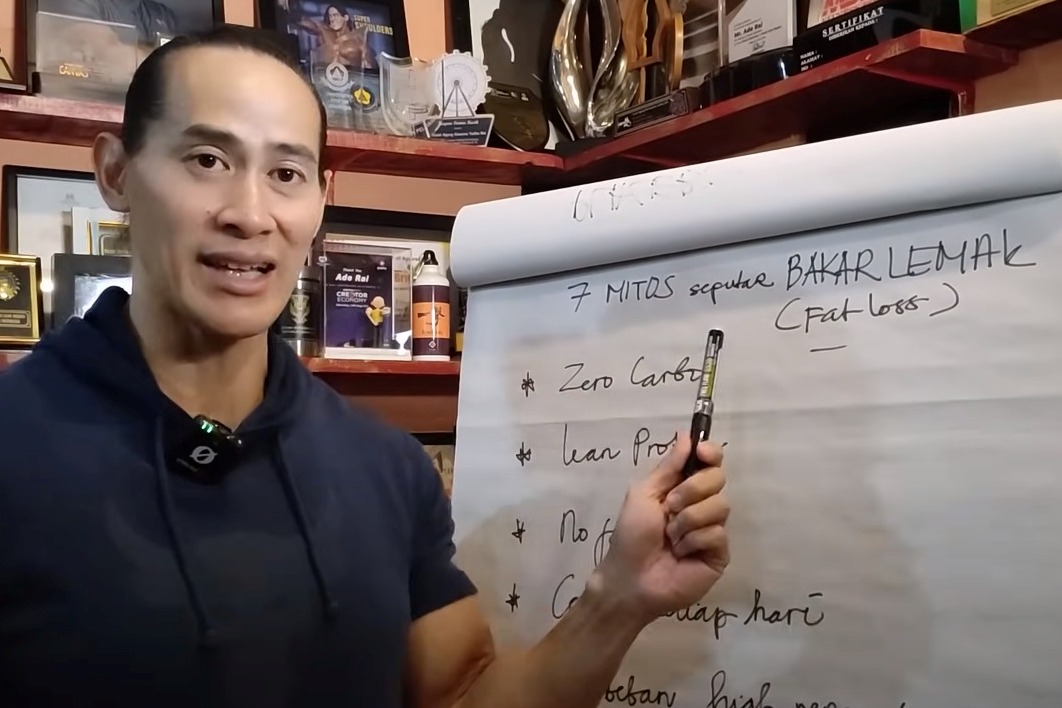 Tangkapan layar video Ade Rai.