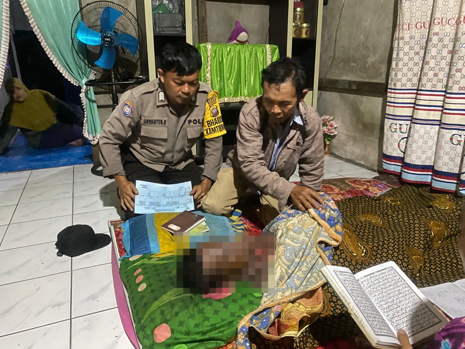 Seorang warga Desa Sedaha Jaya meninggal dunia karena tersambar petir di sawah pada Jumat (27/9).
