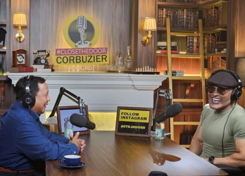 PODCAST: Deddy Corbuzier adalah salah satu pesohor yang berhasil dengan podcast-nya, dengan menghadirkan tokoh-tokoh penting, salah satunya Prabowo Subianto, 13 Februari lalu.