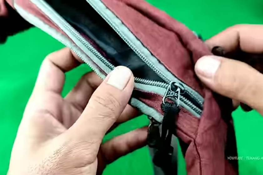 Tutorial memperbaiki resleting rusak.