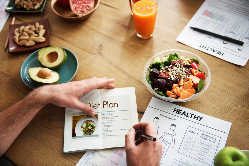 Ilustrasi rencana diet.