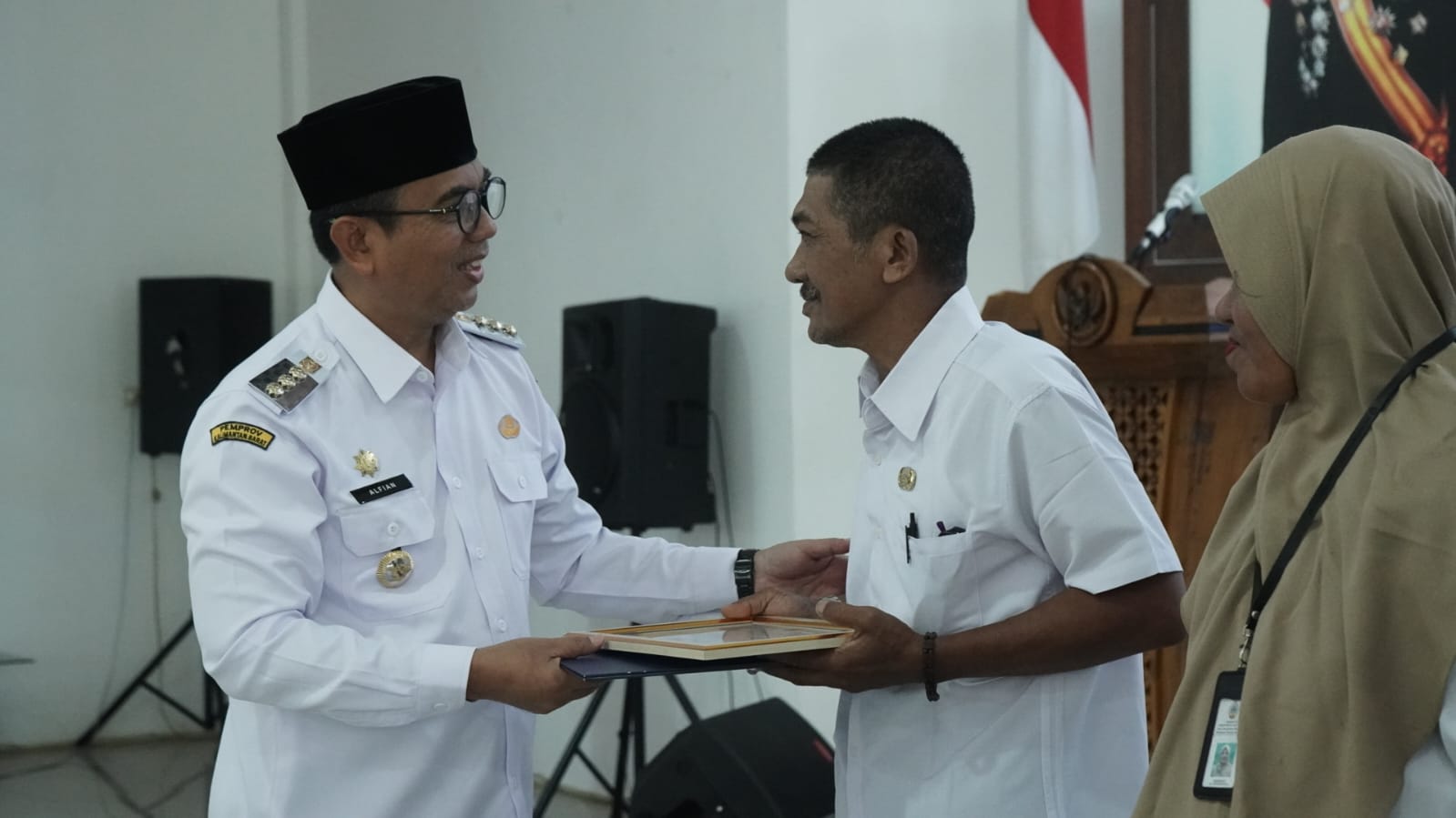 Dokumentasi kegiatan pembekalan menjelang purna tugas tahun 2025 dan 2026 yang digelar BKPSDM Kabupaten Kayong Utara.