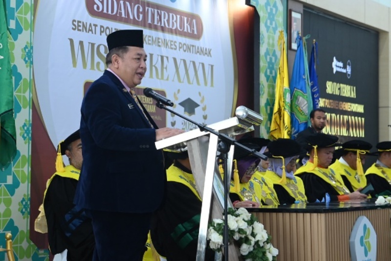 Poltekkes Kemenkes Pontianak melakukan wisuda ke-36 pada tahun 2024