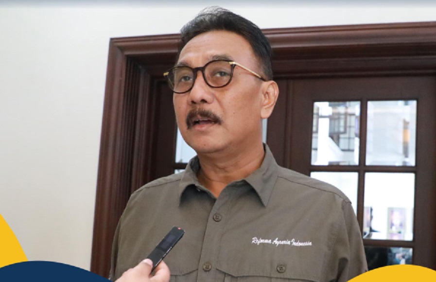 Direktur Jenderal (Dirjen) Penataan Agraria, Dalu Agung Darmawan.