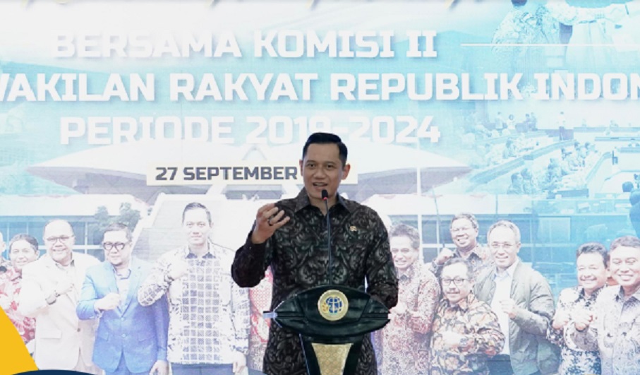 Dalam sambutannya, Menteri AHY menilik soal masa awal ia menjabat menjadi Menteri ATR/Kepala BPN.