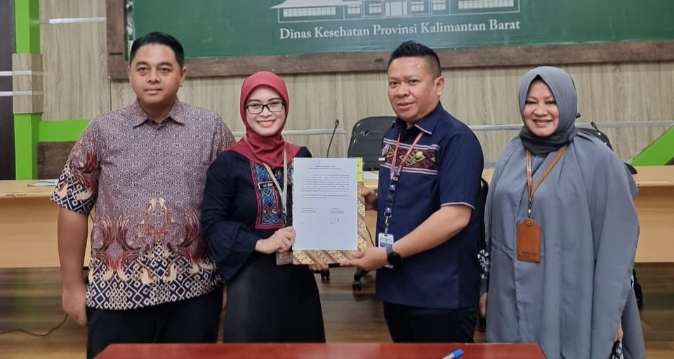 LAYANAN BERKUALITAS: Dinas Kesehatan Kabupaten Kapuas Hulu saat menerima tenaga kesehatan dari Pemerintah Pusat.