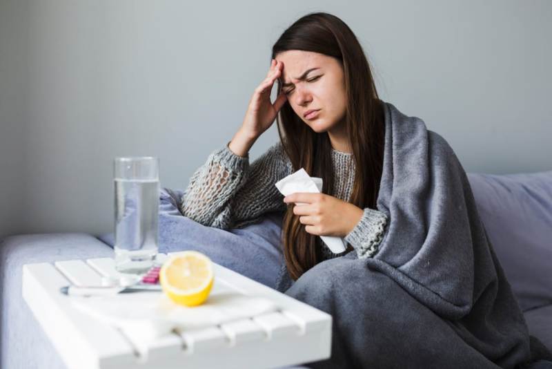 Ilustrasi panas dalam.