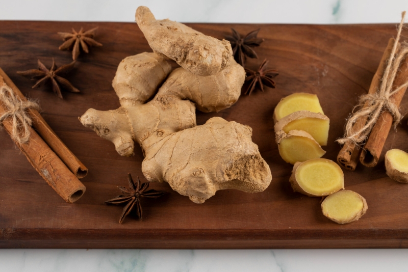 Ilustrasi jahe, salah satu herbal ampuh membersihkan paru-paru.
