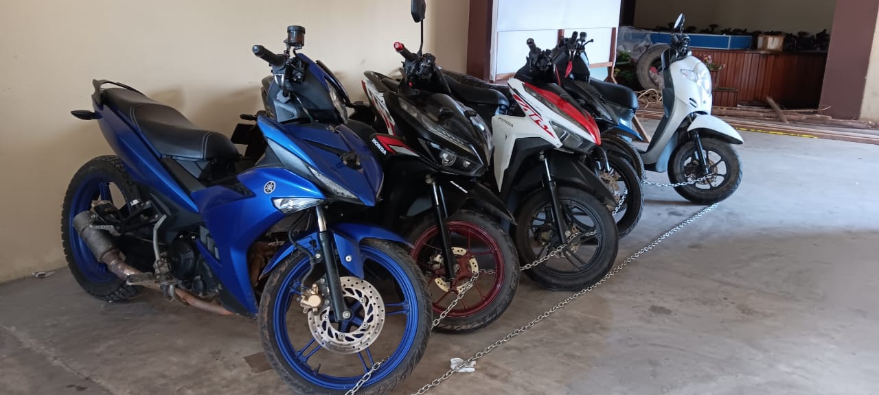 PENCURIAN : Satuan Reserse Kriminal (Sat Reskrim) Polres Kapuas Hulu berhasil mengungkap kasus pencurian sepeda motor.