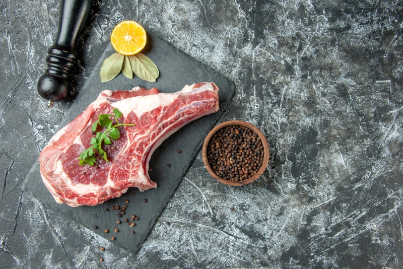 Ilustrasi daging kambing.