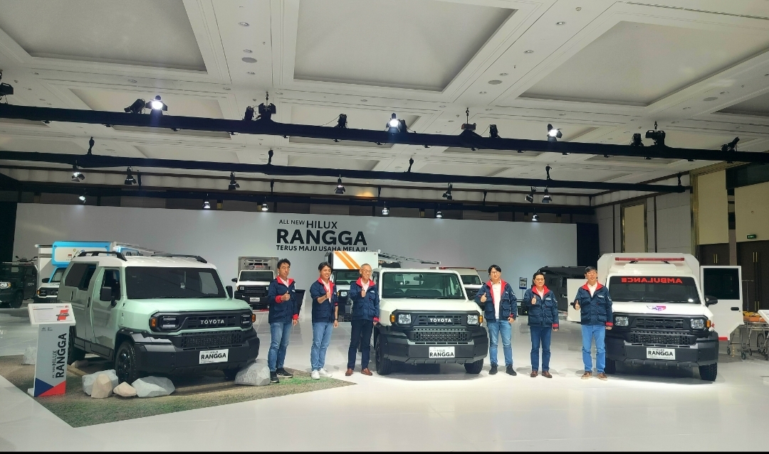 Peluncuran Toyota Rangga di Jakarta, Selasa (15/11).