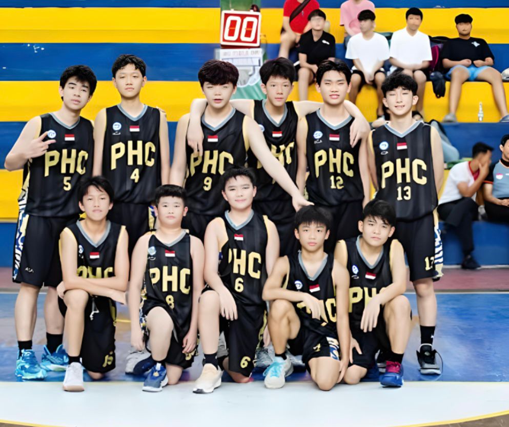 Tim Basket Putra SMP Pelita Cemerlang.