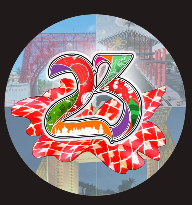 Logo HUT ke-23 Kota Singkawang.