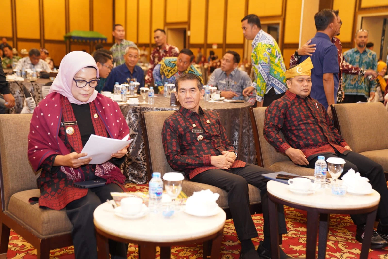 APEKSI: Penjabat Wali Kota Pontianak Ani Sofian saat menghadiri Raker Komwil V Apeksi Regional Kalimantan di Singkawang.