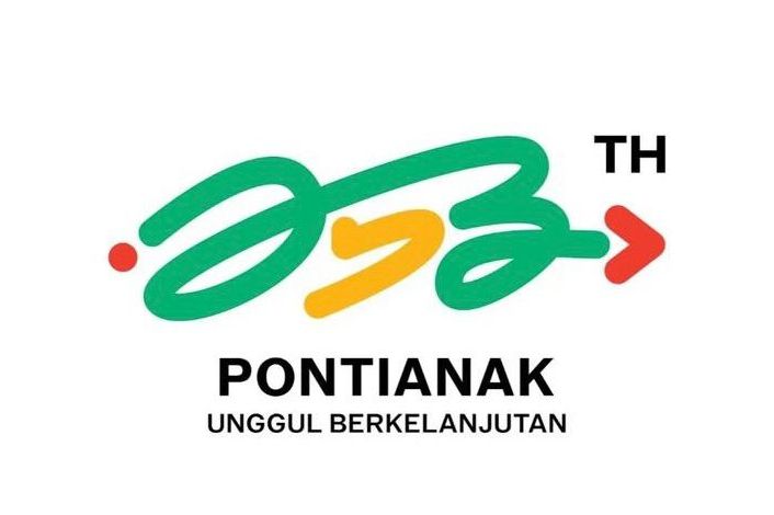 Logo HUT ke-253 tahun Kota Pontianak.