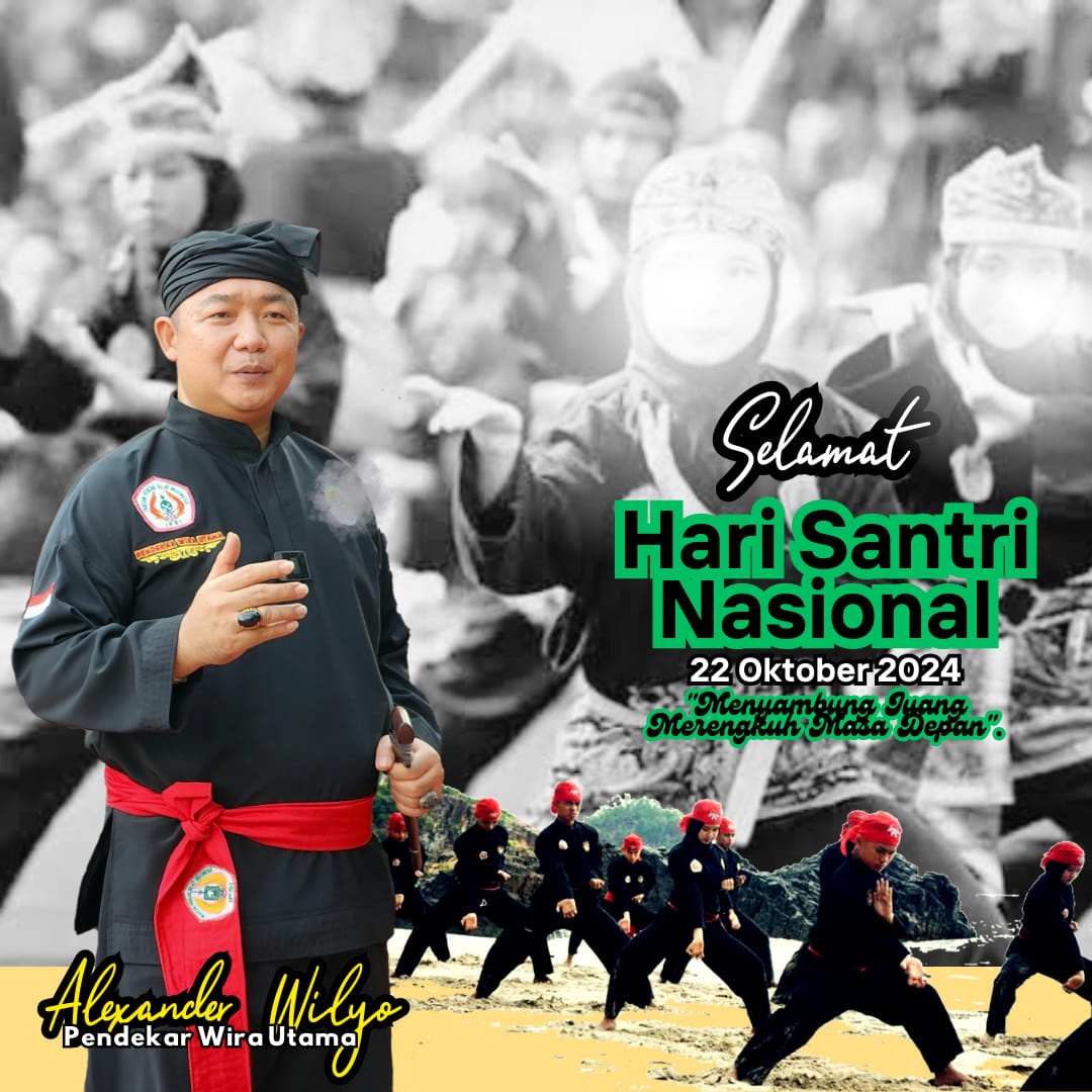 Alexander Wilyo, calon bupati Ketapang, mengucapkan selamat Hari Santri Nasional 2024.
