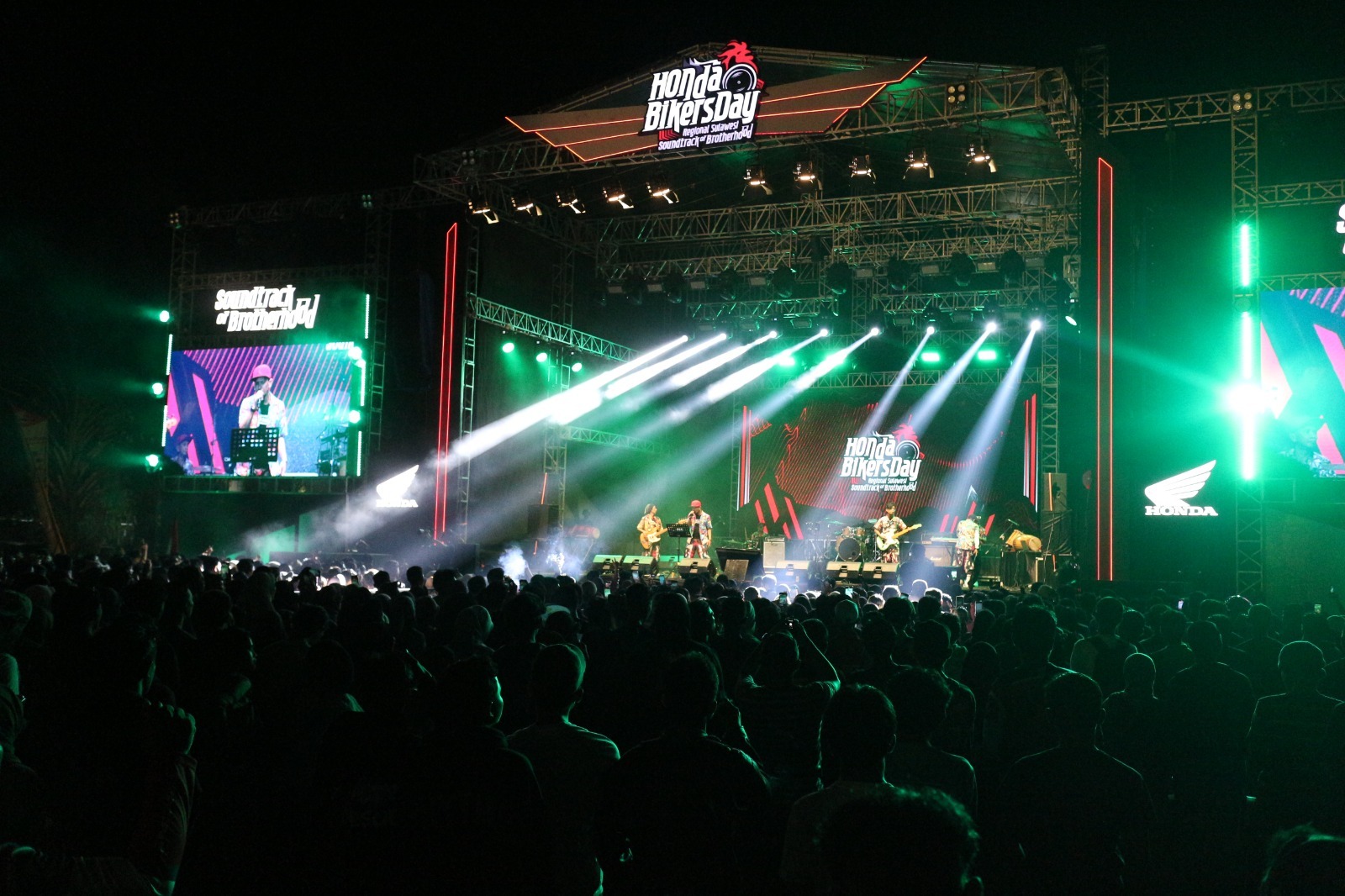 Honda Bikers Day (HBD) 2024 pada Sabtu (19/10) di Pantai Akkarena, Makassar.