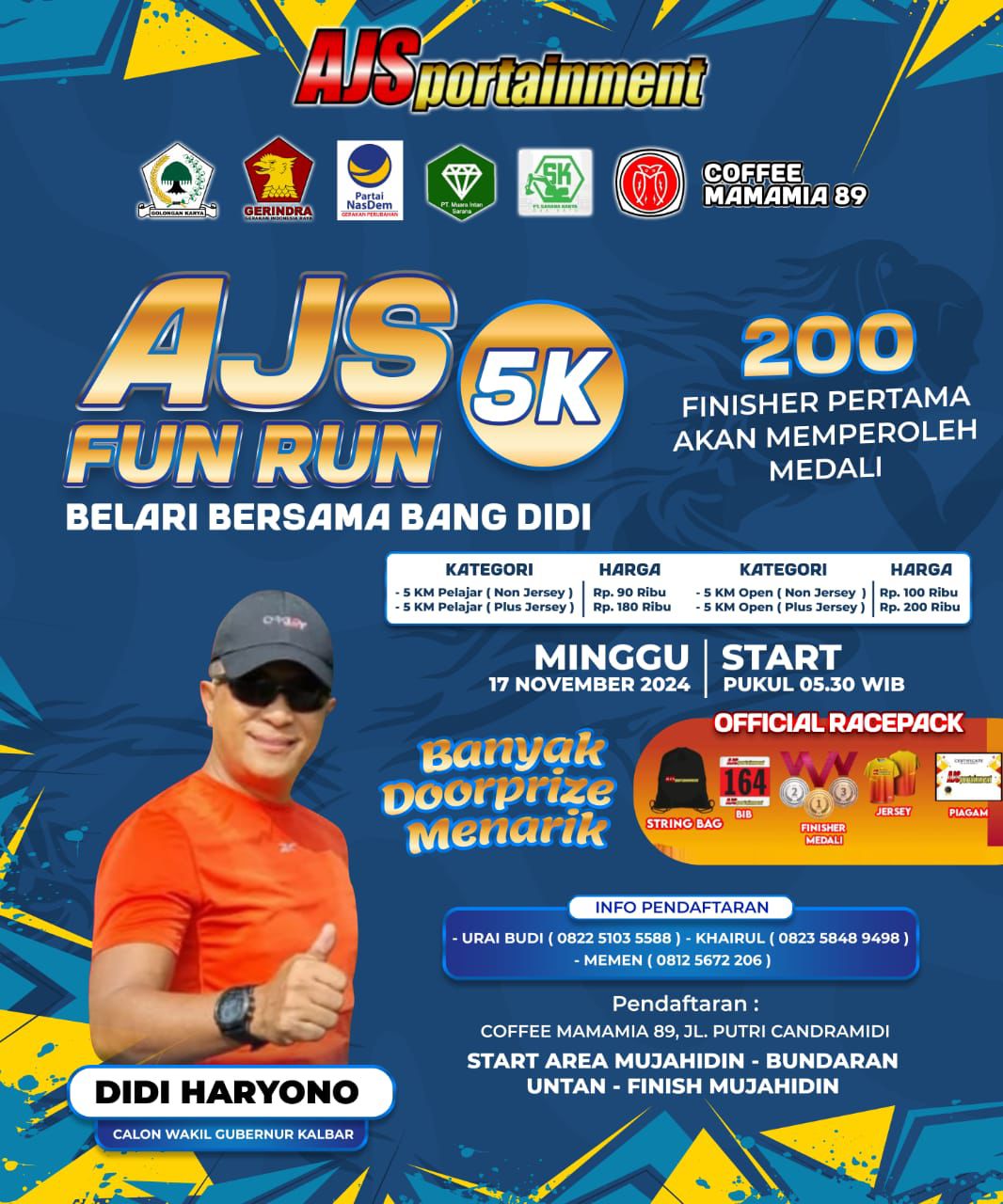 AJS 5K Fun Run.