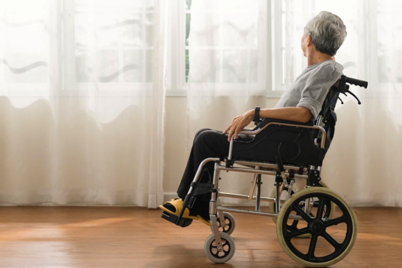 Ilustrasi pria mengidam stroke.