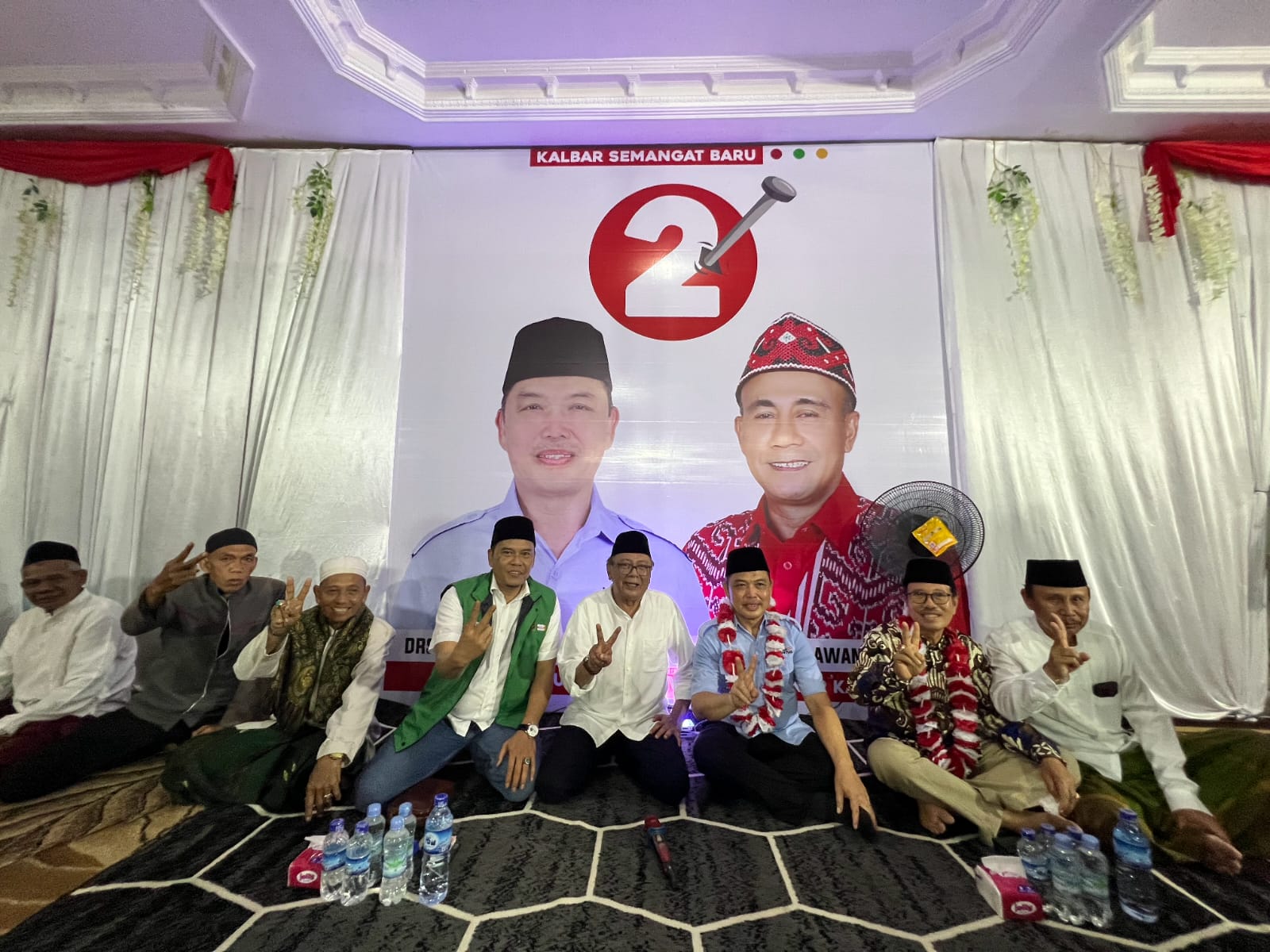 Ria Norsan saat menghadiri kampanye dialogis di Kecamatan Teluk Batang, Kayong Utara, Selasa (29/10/2024).
