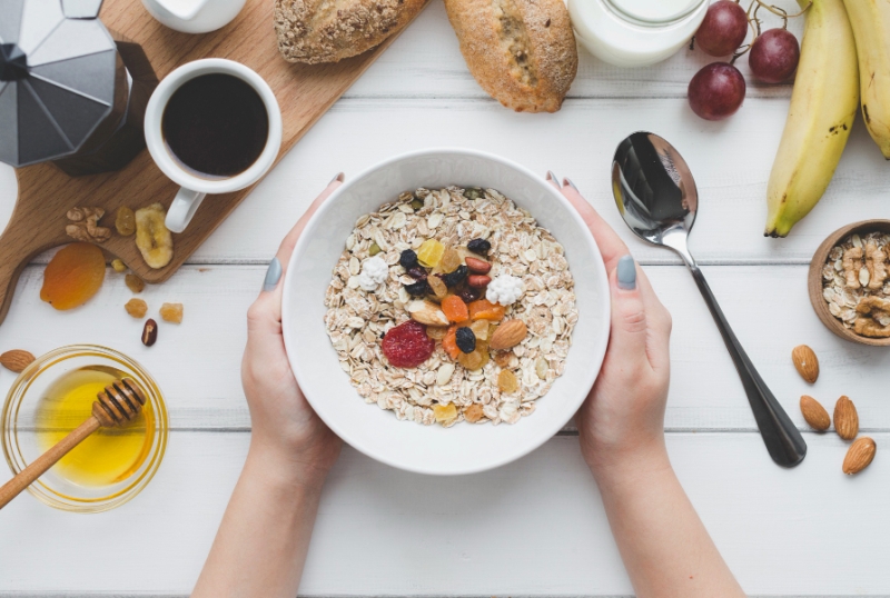 Ilustrasi oatmeal mengandung protein tinggi yang baik untuk kesehatan.