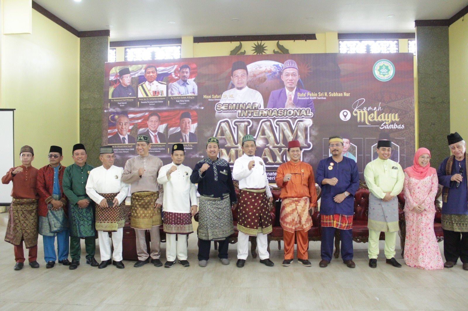 SEMINAR: Kegiatan Seminar Internasional Alam Melayu sukses digelar di Rumah Melayu Sambas, belum lama ini.