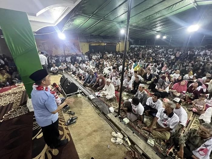Kedatangan Ria Norsan ke Kayong Utara ini untuk menggelar kampanye dialogis dan bertemu warga di sejumlah titik.