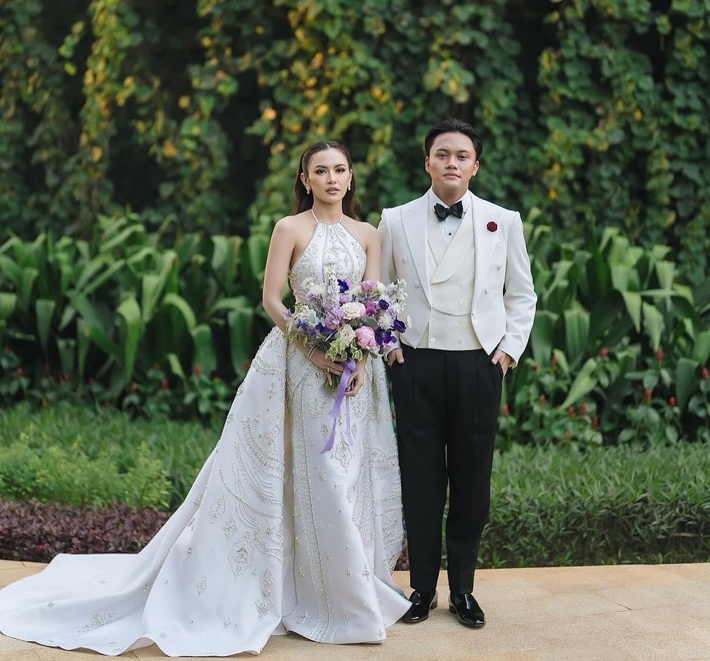 MENIKAH: Pasangan Rizky Febian dan Mahalini.