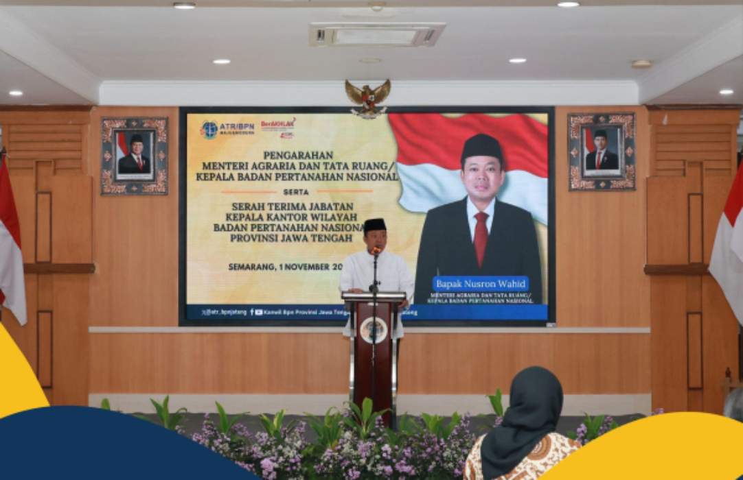 Nusron Wahid melakukan kunjungan kerja pertamanya ke Jawa Tengah, tepatnya Kota Semarang pada Jumat (01/11/2024).