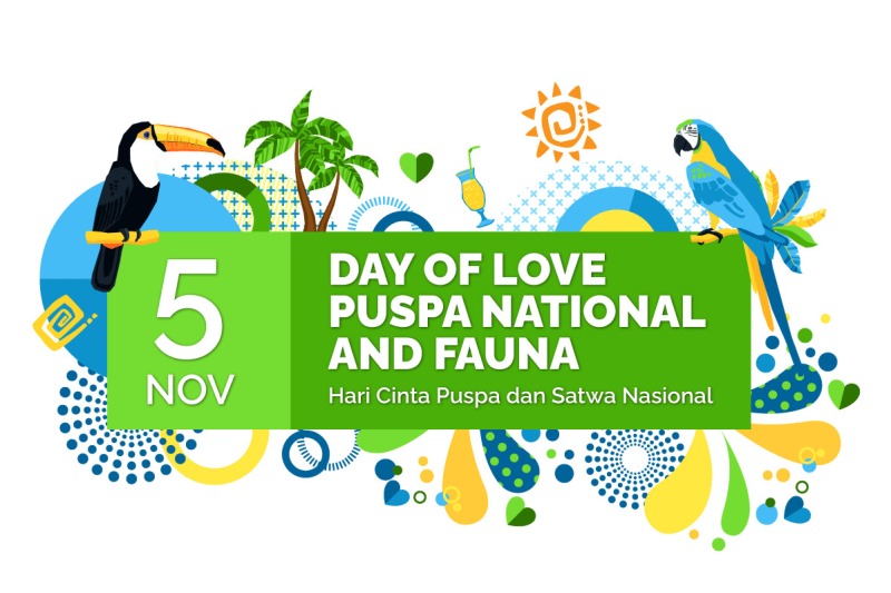 Hari Cinta Puspa dan Satwa Nasional.