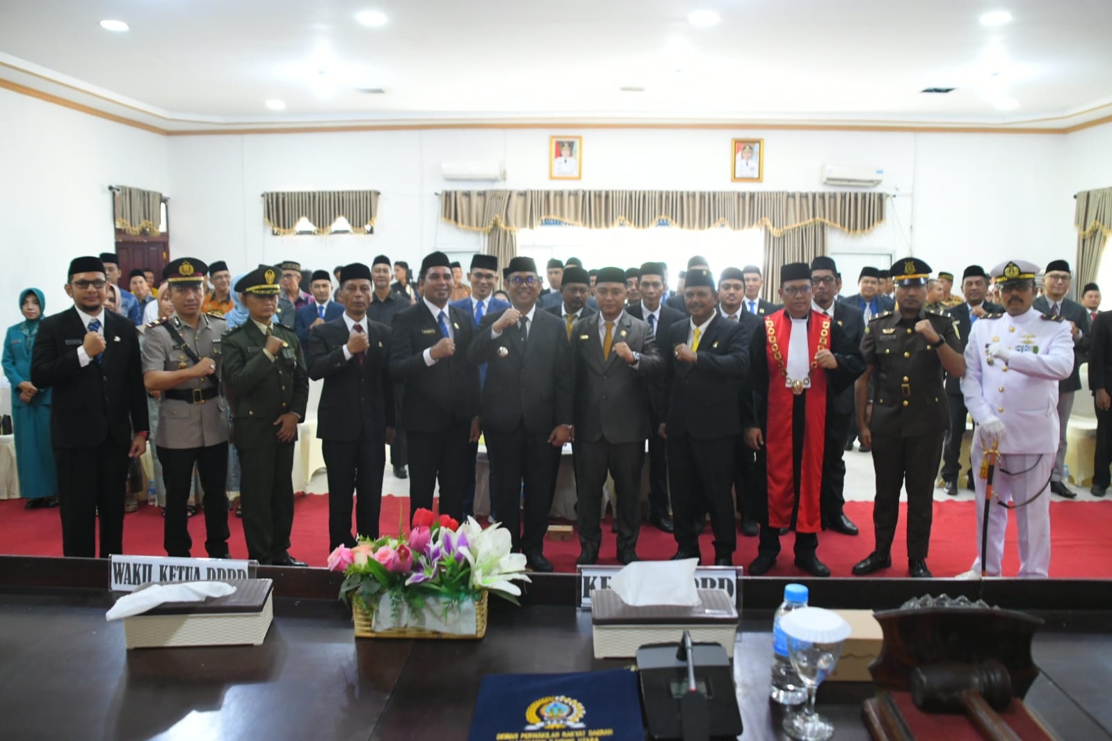 DPRD: Peresmian Pengangkatan dan Pengucapan Sumpah Janji Pimpinan DPRD Kabupaten Kayong Utara Masa Jabatan 2024-2029.