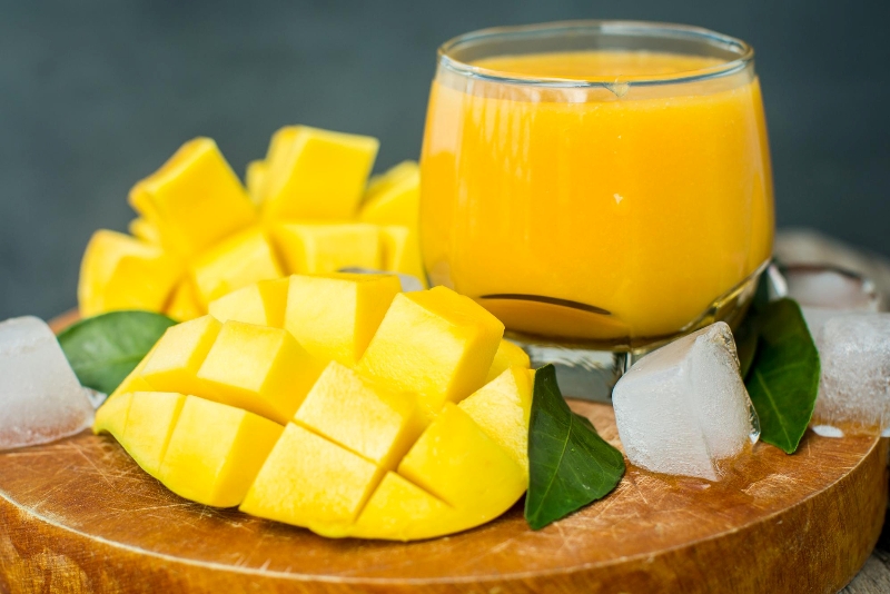 Ilustrasi buah mangga.