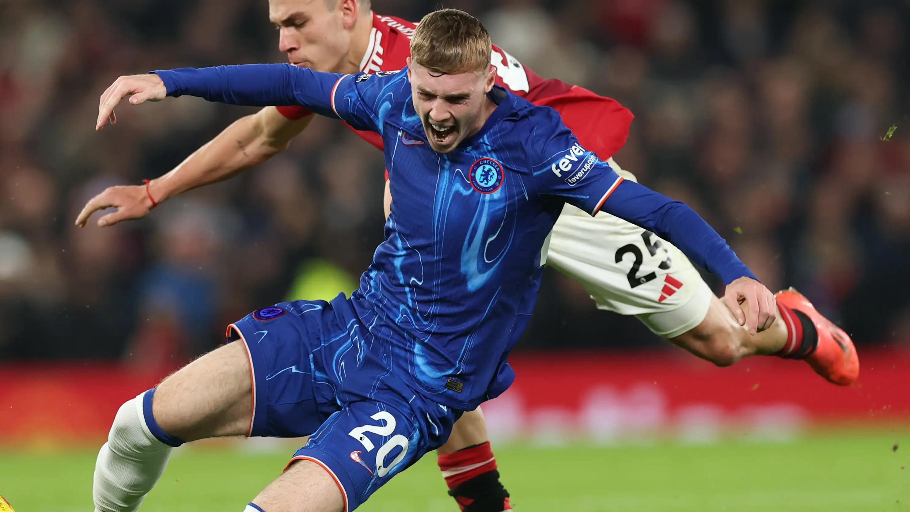 SERI: Duel Chelsea vs Manchester United dalam matchweek kesepuluh Premier League Minggu (3/11) kemarin yang berakhir seri.