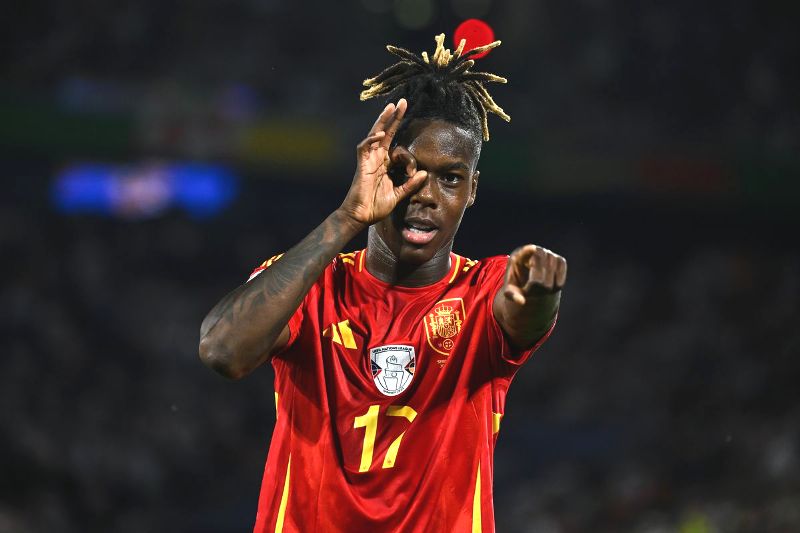 Pemain Spanyol, Nico Williams.