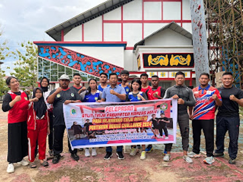 SIAP BERTANDING: Atlet Pertina Kapuas Hulu yang siap berduel di Boxing Challenge Pontianak.